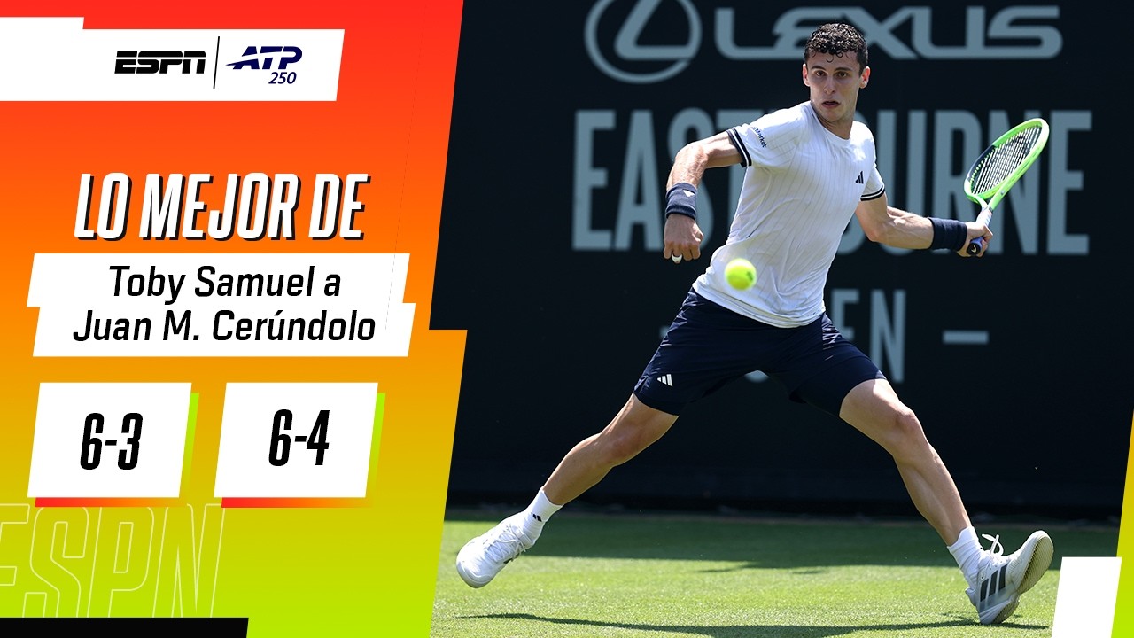 JUAN MANUEL CERÚNDOLO CAYÓ EN SETS CORRIDOS CONTRA TOBY SAMUEL Y QUEDÓ ELIMINADO | RESUMEN