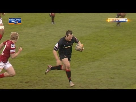Brilliant counter attack ! -  Dragons v Scarlets 30th March 2013