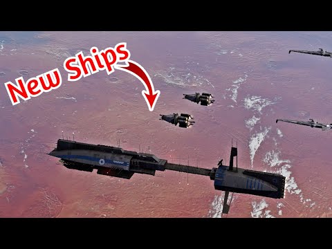Epic NPC Space Battle with NEW SHIPS from EAW: Remake Clone Wars Holdout Factions Submod