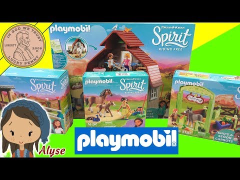 Playmobil Spirit Riding Free 4 Different Sets - Dad & Daughter Build
