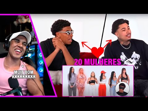 HUDSON AMORIM REAGINDO 20 MULHERES vs 2 HOMENS: ZAGO e YGOR BUENO! NOBRU VLOGS
