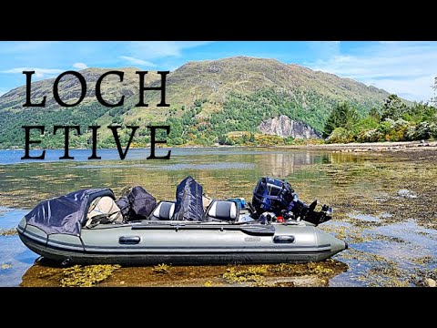 Scottish Highlands, Loch Etive 2021, Inflatable boat, Wild camping.