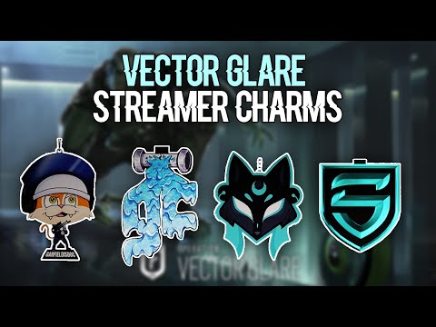 New STREAMER CHARMS *Twitch* - PRIME GAMING - Showcase IN-GAME - Rainbow6 Siege Year 7 Vector Glare