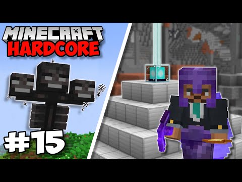 Fighting The WITHER & My First BEACON! - Minecraft 1.18 Hardcore (#15)