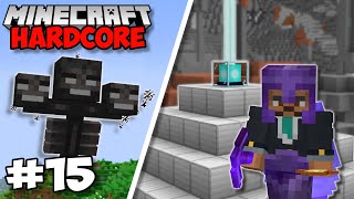 Fighting The WITHER &amp; My First BEACON! - Minecraft 1.18 Hardcore (#15)