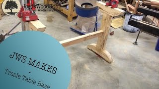 JWS Makes - Making A Trestle Base From Scrap Timber