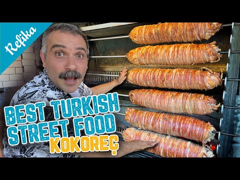 Best Turkish Street Food: KOKOREÇ 🌯 You can make it at home with mushroom! 🍄 Vegan Kokoreç Recipe