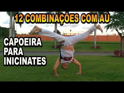 12 combinações com aú simples (Aula 28 - Capoeira para iniciantes)