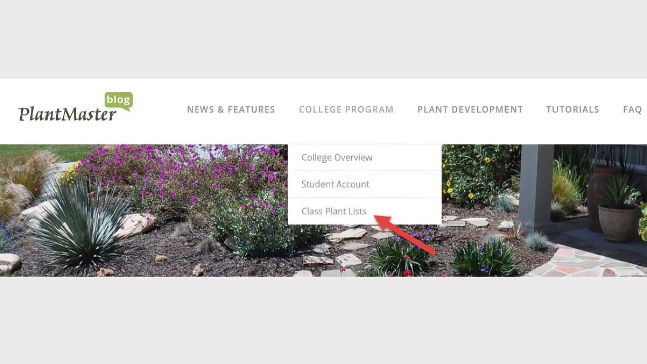 PlantMaster Student Welcome