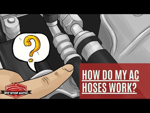 How the suction, liquid and discharge line all work inside of your car's A/C system