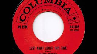 Marty Robbins - Last Night About This Time
