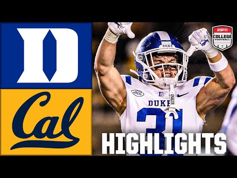 Duke Blue Devils vs. California Golden Bears | Full Game Highlights | ESPN College Football
