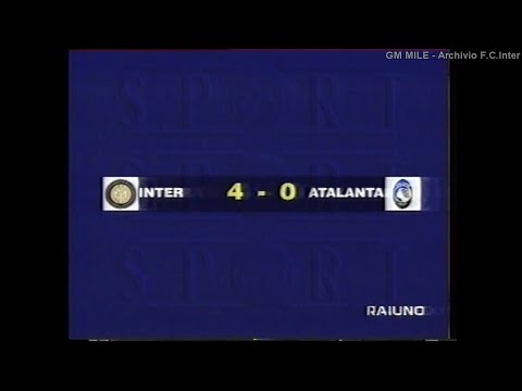 1997-98 (25^ - 14-03-1998) INTER-Atalanta 4-0 [Moriero,Kanu,Ronaldo,Cauet] Servizio 90°Minuto Rai1