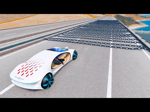 Cars Vs Numerous Chains – BeamNG.Drive