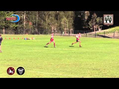 2015 NHRU Round 10 Premier 2 Highlights - University v Maitland
