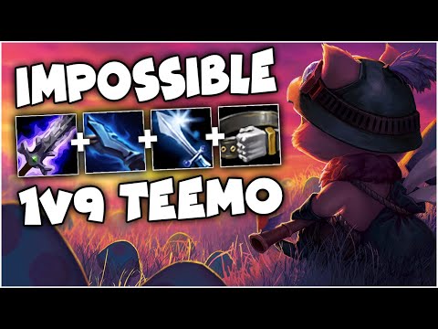 THE 1v9 TEEMO IS BACK! CAN HE CARRY THIS D4 TEAM?! - Ranked Solo Season 9