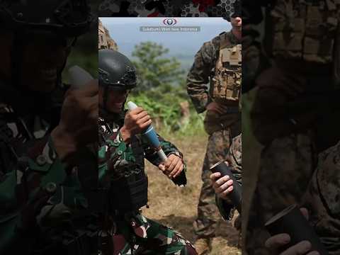 How Indonesian and U.S. Marines Rehearse Dropping Mortars