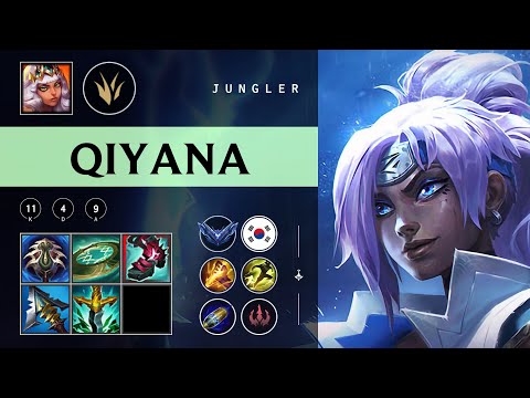 Qiyana Jungle vs Gragas - KR Diamond Patch 25.24