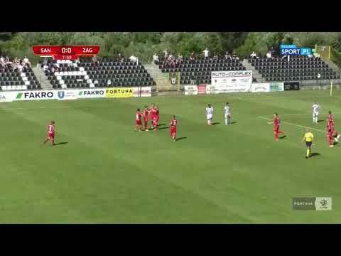 Sandecja Nowy Sącz - Zagłębie Sosnowiec 1:1. Wszystkie bramki