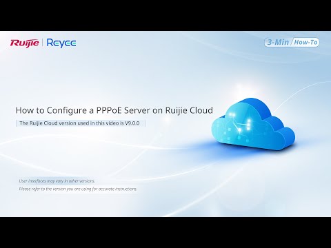 How to Configure a PPPoE Server on Ruijie Cloud
