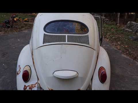 1967 Vintage Volkswagen Beetle 67 : Vw Bug Oval Window Found  :  " Holy Grail ? "