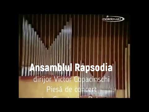 Ansamblul RAPSODIA - Piesă de concert de Constantin Rotaru