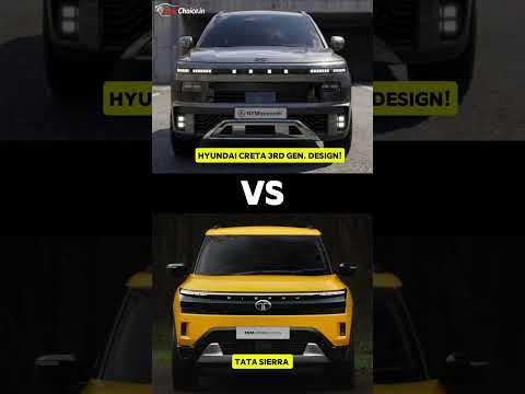 Tata Sierra vs Hyundai Creta 3rd Gen