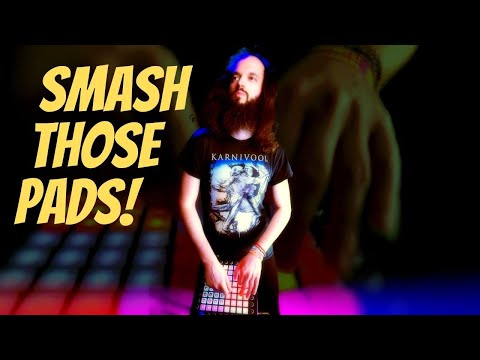 Finger Drumming Math Rock (Launchpad Pro)