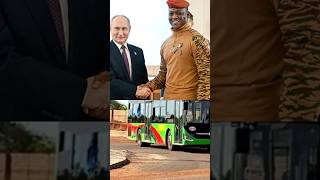 Ibrahim Traore buys new buses for his people in Burkina Faso 🇧🇫