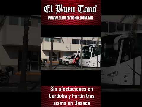 ⚠️ Sin afectaciones en Córdoba y Fortín tras sismo con epicentro en Oaxaca