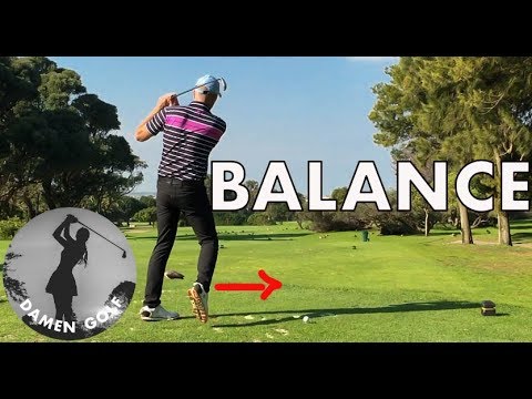 Damengolf : Konzentrieren Sie sich auf Ihr Gleichgewicht !