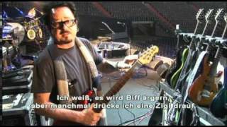 Steve Lukather shows his Music Man guitars ( Interview from Falling In Between 2007 )