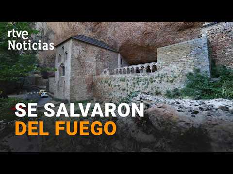 Incendios Forestales | El fuego de Riglos todavía no está controlado | RTVE Noticias