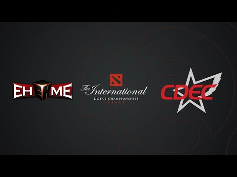 [HIGHLIGHTS] EHOME vs CDEC Gaming – Game 1 - The International - China Qualifier
