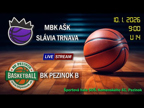U14 | MBK AŠK SLÁVIA TRNAVA - BK PEZINOK B 80 : 73