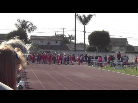 FSG-2 100m vs FV 3-27-14 - Los Alamitos Girls