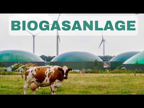 Deutschland, Biogasanlage / Как работает биогазовая установка в Германии