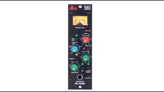 Video thumbnail for dbx 580 Mic Preamp 500 Series Module Overview by Sweetwater Sound by Sweetwater