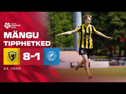 Pärnu JK Vaprus - Tartu JK Tammeka I 8:1 I A. Le Coq Premium liiga 24. voor I 2025