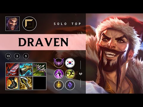 Draven Top vs Gnar - KR Master Patch 25.23