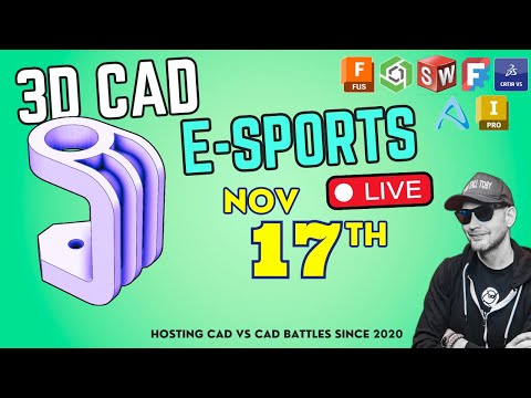 Model Monday Live | CAD Speed Modeling Battles & Tips (November 17th, 2025)