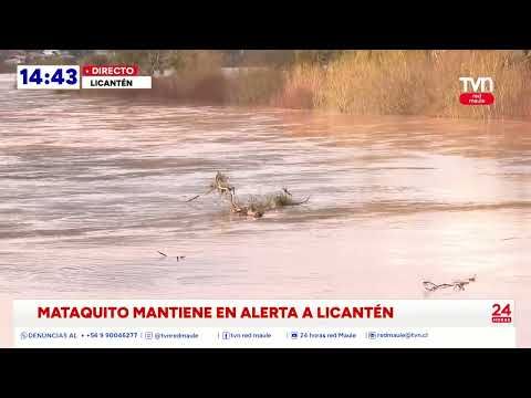 Alerta SAE y evacuaciones marcan 24 horas de tensión en Licantén | 24 Horas TVN - Red Maule