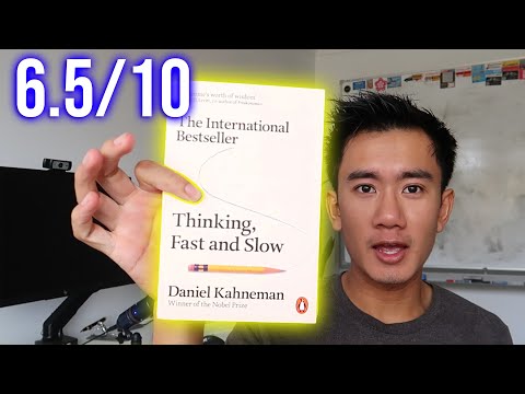 Thinking Fast and Slow by Daniel Kahneman - 6.5/10 (HONEST BOOK REVIEW)