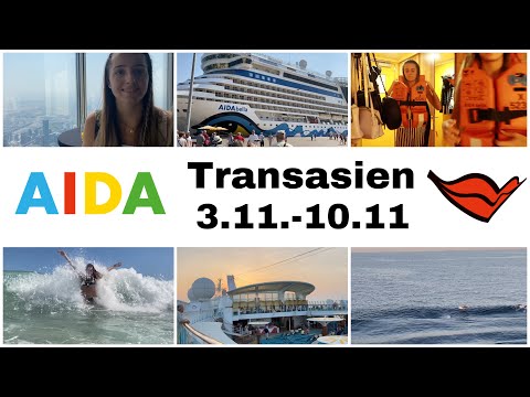 AIDA Vlog Transasien Teil 1 - Dubai, Muscat, Khasab, AIDAbella 🛳 | lesotwins 👯‍♀️