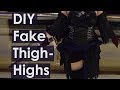 DIY Fake Thigh High Leggings