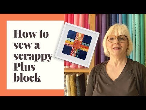 Scrappy Quilt Block - Moda Blockheads 4 Block 9 - ZEN CHIC