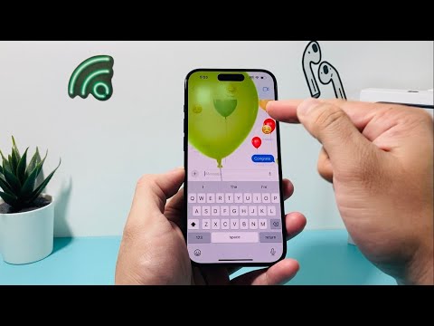 How to Send a Message with Balloons Special Effect on iPhone