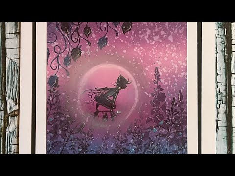 Bella In A Purple Haze by Jo Rice #laviniastamps