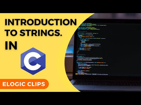 C_62 Introduction To Strings In C Language | eLogic Classes