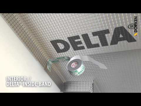 Folienüberlappung Dach innen DELTA®-INSIDE BAND - Verlegevideo